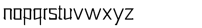 Nikkei Punk Extra Light Font LOWERCASE