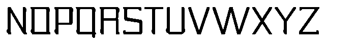 Nikkei Punk Light Font UPPERCASE