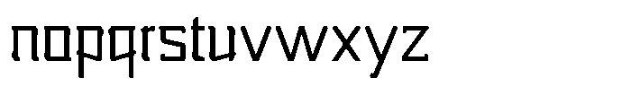 Nikkei Punk Light Font LOWERCASE