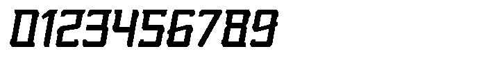 Nikkei Punk Medium Oblique Font OTHER CHARS