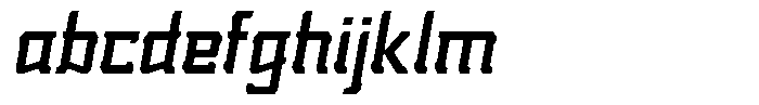 Nikkei Punk Medium Oblique FONT