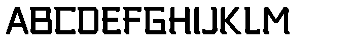 Nikkei Punk Medium Font UPPERCASE