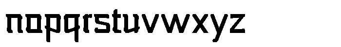 Nikkei Punk Medium Font LOWERCASE