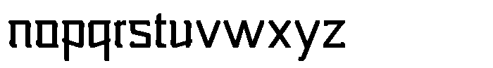 Nikkei Punk Regular Font LOWERCASE