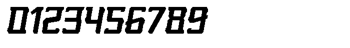 Nikkei Punk Semi Bold Oblique Font OTHER CHARS