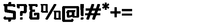 Nikkei Punk Semi Bold Font OTHER CHARS