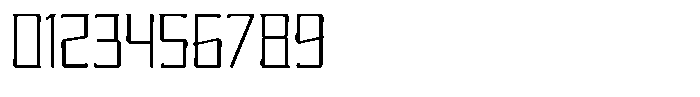 Nikkei Punk Thin Font OTHER CHARS