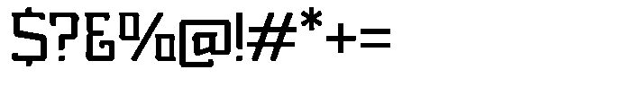 Nikkei Punk Variable Semi Bold Font OTHER CHARS