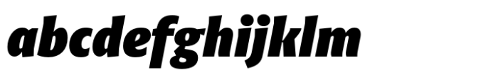 Niko Condensed Black Italic FONT