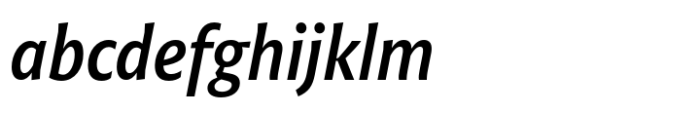 Niko Condensed Semibold Italic FONT