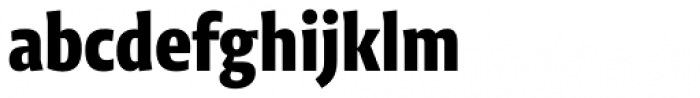 Niko Extra Condensed Extrabold Font LOWERCASE