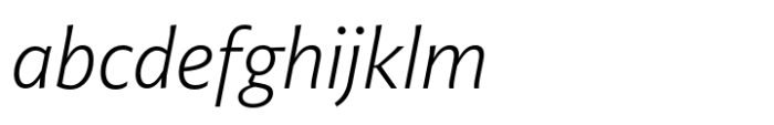 Niko Extralight Italic FONT