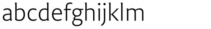 Niko Extralight Font LOWERCASE