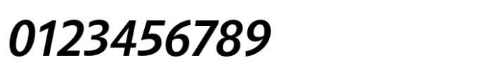 Niko Semibold Italic Font OTHER CHARS