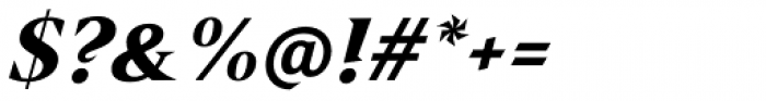 Nikola Black Italic Font OTHER CHARS