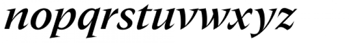 Nikola Bold Italic Font LOWERCASE