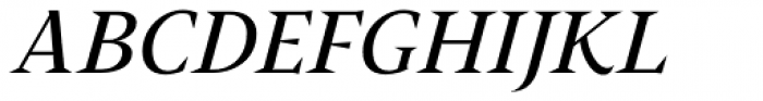 Nikola Medium Italic Font UPPERCASE