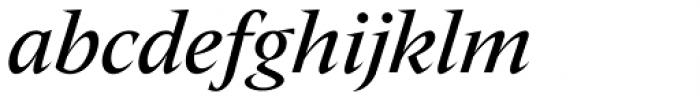 Nikola Medium Italic Font LOWERCASE