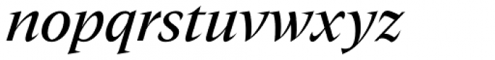 Nikola Medium Italic Font LOWERCASE