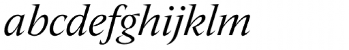 Nikola Regular Italic Font LOWERCASE