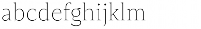 Nikola Thin Font LOWERCASE