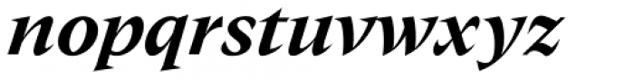 Nikola Ultra Bold Italic Font LOWERCASE