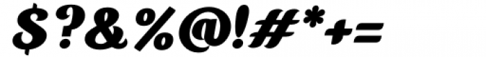 Nimba Bold Italic Font OTHER CHARS