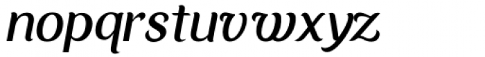 Nimba Regular Italic Font LOWERCASE