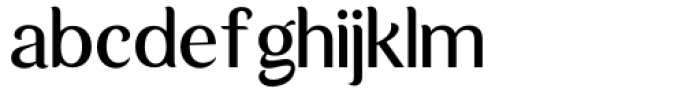 Nimba Regular Font LOWERCASE