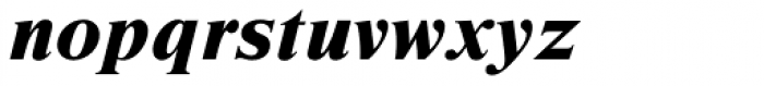 Nimbus Roman D ExtraBold Italic Font LOWERCASE