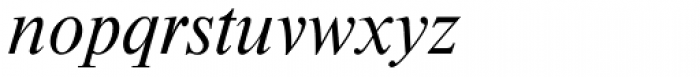 Nimbus Roman D Italic Font LOWERCASE