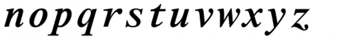 Nimbus Roman Mono M Bold Italic Font LOWERCASE