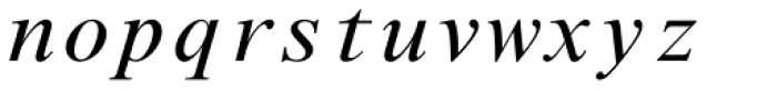 Nimbus Roman Mono M Italic Font LOWERCASE
