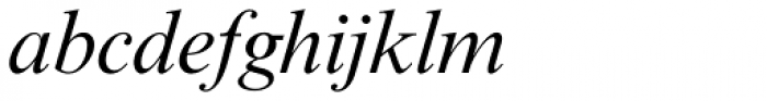Nimbus Roman No 9 Italic Font LOWERCASE