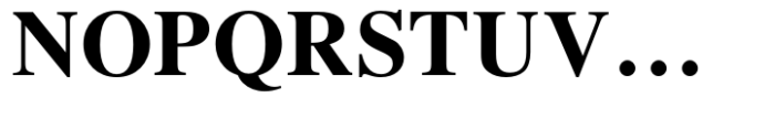 Nimbus Roman No. 9 L Pro Medium Font UPPERCASE