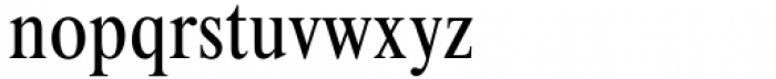 Nimbus Roman No. 9 L Regular Condensed Font LOWERCASE