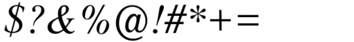 Nimbus Roman No. 9 L Regular Italic Font OTHER CHARS