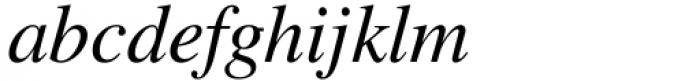Nimbus Roman No. 9 L Regular Italic Font LOWERCASE