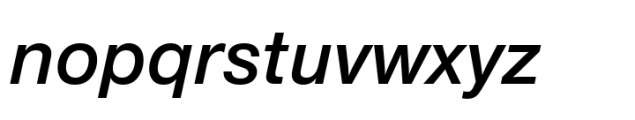 Nimbus Sans Arabic Demi Italic Font LOWERCASE