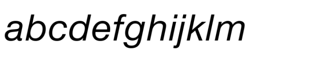 Nimbus Sans Arabic Italic Font LOWERCASE