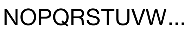 Nimbus Sans Arabic Regular Font UPPERCASE