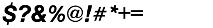 Nimbus Sans Bold Italic Font OTHER CHARS
