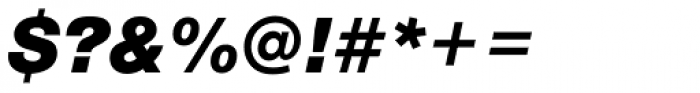 Nimbus Sans D Black Italic Font OTHER CHARS