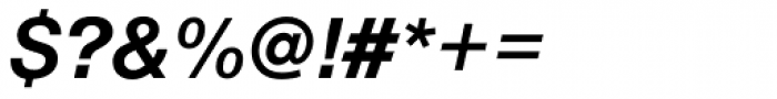 Nimbus Sans D Bold Italic Font OTHER CHARS