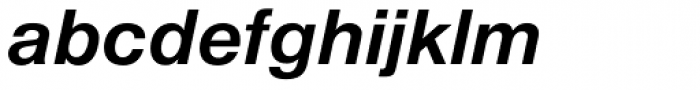 Nimbus Sans D Bold Italic Font LOWERCASE