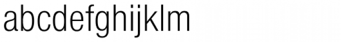 Nimbus Sans D Cond Light Font LOWERCASE