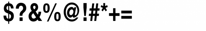 Nimbus Sans L Bold Condensed Font OTHER CHARS