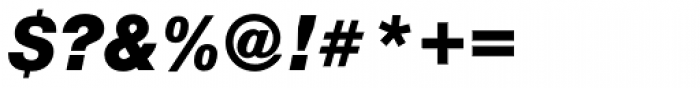 Nimbus Sans Novus Black Italic Font OTHER CHARS