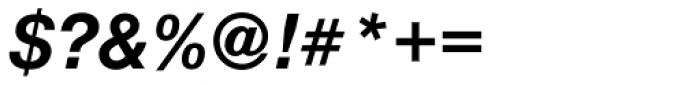 Nimbus Sans Novus Bold Italic Font OTHER CHARS