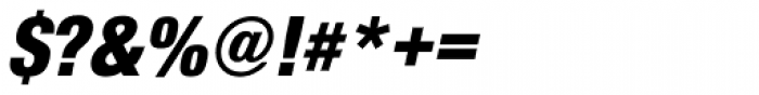 Nimbus Sans Novus Cond Black Italic Font OTHER CHARS